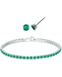 Macy's - Simulated Round Laydown Bracelet - Lyst