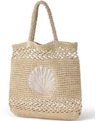 Lands' End - Novelty Openweave Straw Bag - Lyst