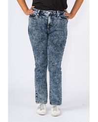 Slink Jeans - Plus Size High Rise Straight Jeans - Lyst