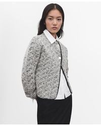 Mango - Flecked Cotton-blend Jacket - Lyst