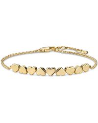 DEVATA - Sweet Heart Chain Bracelet - Lyst