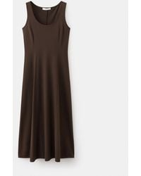 Mango - Flared Midi-dress - Lyst