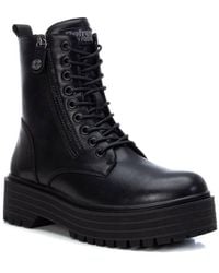 Xti - Combat Boots By - Lyst