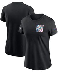 Nike Rewind (NFL Miami Dolphins) Women's Ringer T-Shirt.