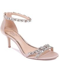 Badgley Mischka - Caroline Ankle-strap Evening Sandals - Lyst