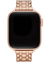 Kate Spade - Rose Gold-tone Scallop Link Stainless Steel Bracelet 42/44/45mm Band For Apple Watch® - Lyst