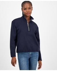 Nautica - Sweater Fleece Quarter-zip Jacket - Lyst