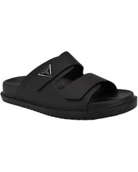 Guess - Visel Branded Slip On Fashion Slides - Lyst