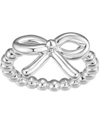 Macy's - Gold And -plated Bow Statement Ring - Lyst