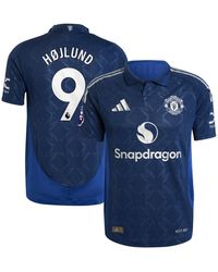 adidas - Rasmus Hojlund Manchester United 2024/25 Away Authentic Player Jersey - Lyst