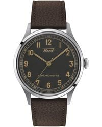 Tissot - Swiss Automatic Heritage 1938 Leather Strap Watch 39mm - Lyst