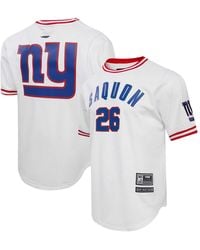 Pro Standard - Saquon Barkley New York Giants Player Name And Number Mesh T-shirt - Lyst