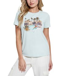 Guess - Short Sleeve Poolside Tiger Easy T-shirt - Lyst