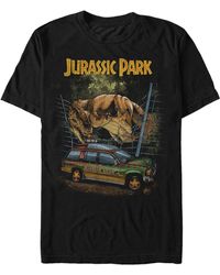 Fifth Sun - Jurassic Park T-rex Break Out Short Sleeve T-shirt - Lyst