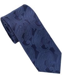 KARL LAGERFELD - Profile Printed Classic Tie - Lyst