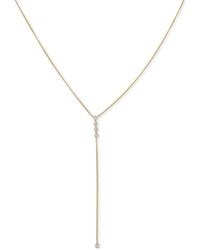 Macy's - Diamond Lariat 18" Necklace (1/4 Ct. T.w. - Lyst