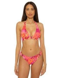 Becca - Copacabana Halter Bikini Top Hipster Bottoms - Lyst