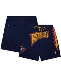 Mitchell & Ness - Golden State Warriors Authentic Nba X Just Don Mesh Shorts - Lyst