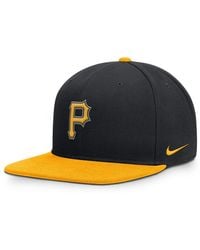 Nike - Black/gold Pittsburgh Pirates Primetime Pro Dri-fit Snapback Hat - Lyst