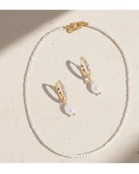 Joey Baby - 2-pc. Set Handcrafted Dainty Freshwater Pearl Necklace And Earrings - Lyst