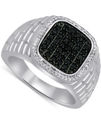 Macy's - Black & White Diamond Ring (3/4 Ct. T.w. - Lyst