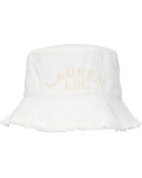 Lauren by Ralph Lauren - Cotton Bucket Hat - Lyst