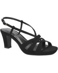 Easy Street - Valorie Square Toe Platform Sandals - Lyst
