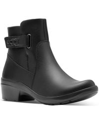 Clarks - Collection Angie Serena Wedge Booties - Lyst