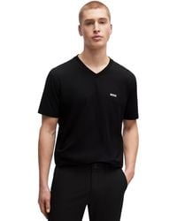 BOSS - Boss By Contrast Logo Regular-fit T-shirt - Lyst