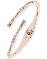 Givenchy - Silk Crystal Stone Gold-tone Cuff Bracelet - Lyst