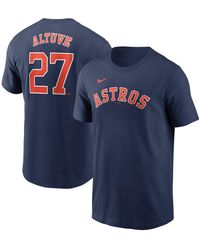 Nike - Framber Valdez Houston Astros Player Name And Number T-shirt - Lyst