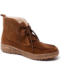 Minnetonka - Tealey Lace-up Suede Ankle Boots - Lyst