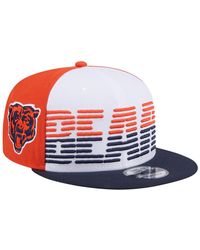 KTZ - White/navy Chicago Bears Throwback Space 9fifty Snapback Hat - Lyst