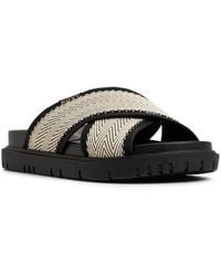 Roxy - Capri Round Toe Flat Sandals - Lyst