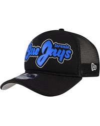 KTZ - Toronto Blue Jays Retro Bold A-frame Trucker 9forty Adjustable Hat - Lyst