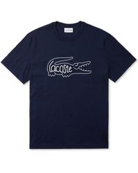 Lacoste - Lifestyle Crewneck Logo Graphic T-shirt - Lyst