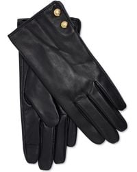 Ralph Lauren - Leather Touchscreen Gloves - Lyst