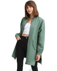 Belle & Bloom - Chasing You Long Bomber Jacket - Lyst