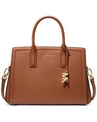 Michael Kors - Michael Laila Small Leather Satchel - Lyst