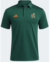 adidas - Miami Hurricanes Ultimate 365 Solid Polo Shirt - Lyst