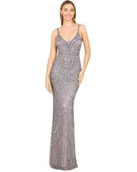 Lara - V-neck Fitted Gown - Lyst