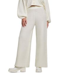 Guess - Rylie Cable-knit Wide-leg Pants - Lyst