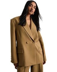 Warehouse - The Premium Oversized Tailored Blazer - Lyst