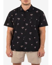 Hurley - Rincon Print Short Sleeve Button-up Shirt - Lyst