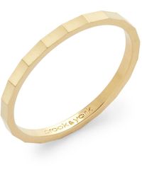 Brook and York - Lucy Extra Thin Ring - Lyst