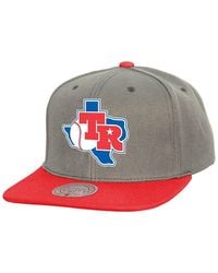 Mitchell & Ness - Texas Rangers Cooperstown Collection Basic Flip Snapback Hat - Lyst