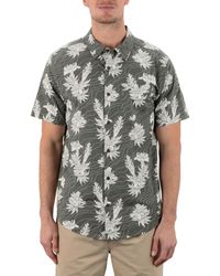 Hurley - Lido Stretch Short Sleeve Shirt - Lyst