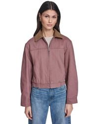 Levi's - Zip-front Laydown Collar Coat - Lyst