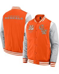 Fanatics - And Cincinnati Bengals Elements Elite Full-snap Jacket - Lyst