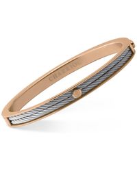 Charriol - Women's Forever Two-tone Pvd Stainless Steel Cable Bangle Bracelet - Lyst